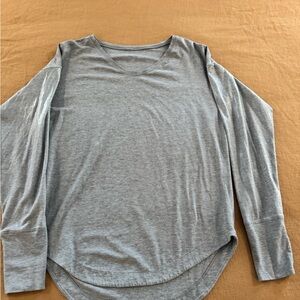 lululemon athletica Gray Long Sleeve Top